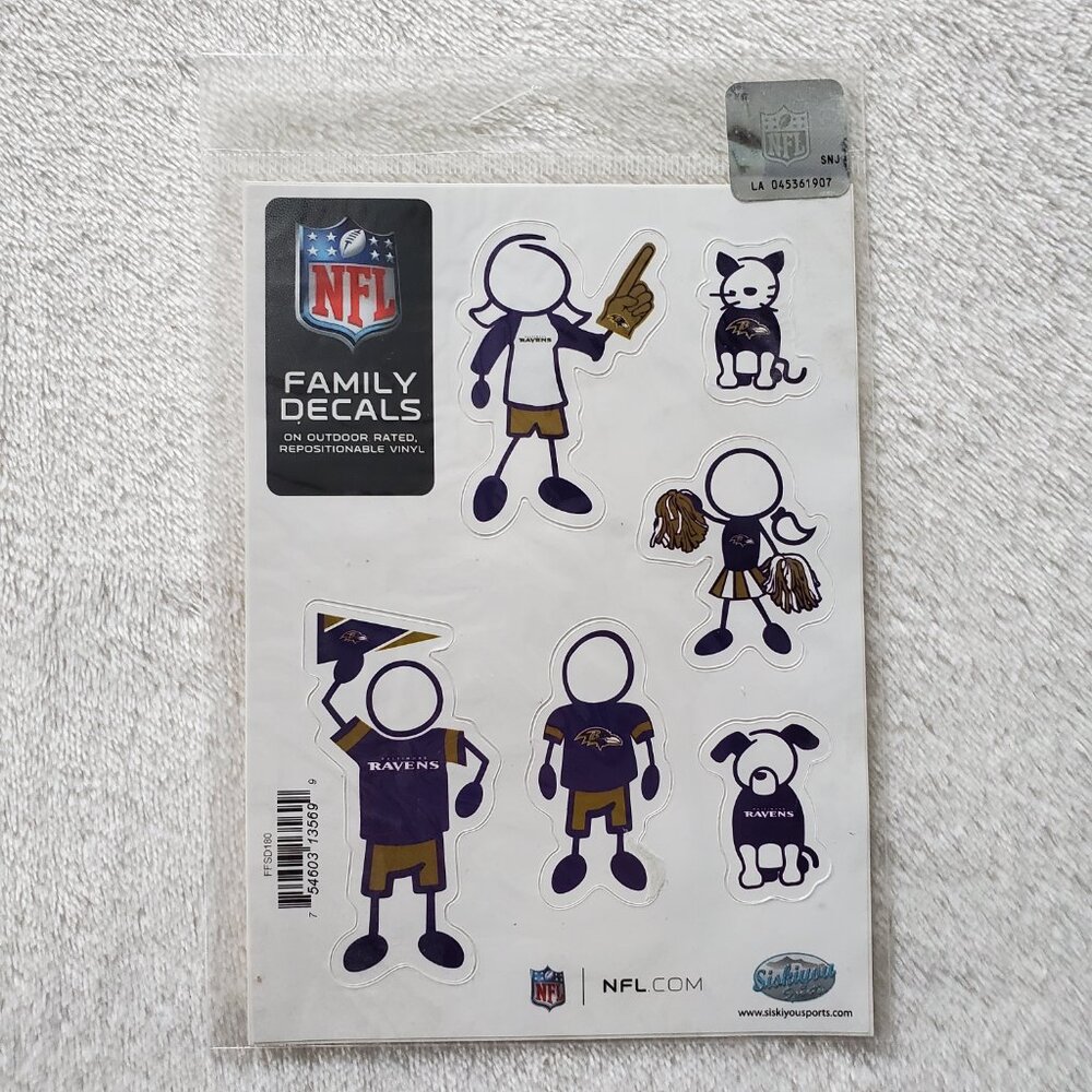 NFL Family Decals - Baltimore Ravens